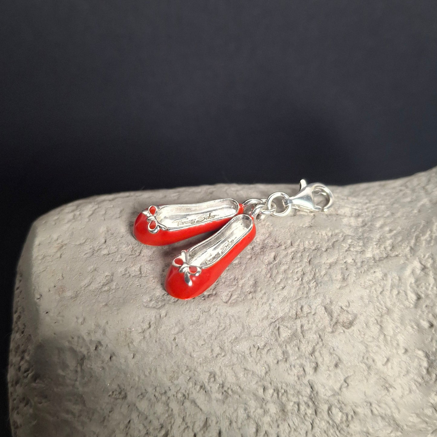 Thomas Sabo Red Ballet Shoes Slipper Charm