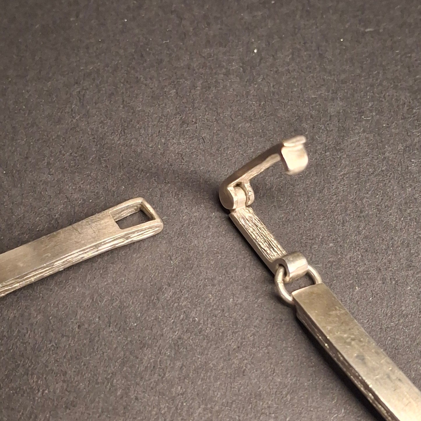 Vintage Modernist Panel Link Bracelet