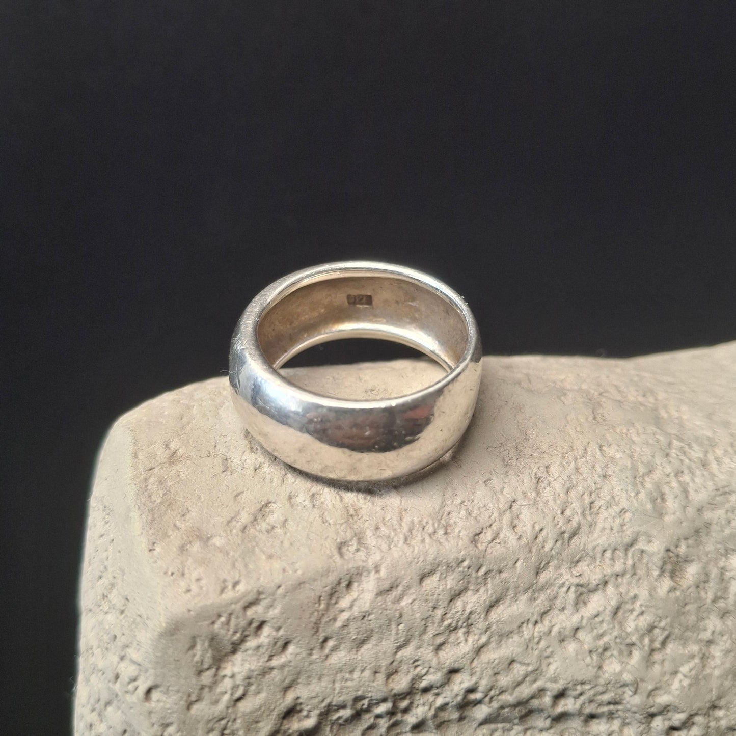 Wide zirconia Ring